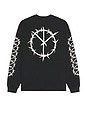 view 1 of 4 Barbed Long Sleeve Tee in Black