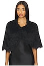 view 1 of 3 Pinla Fringes Scarf in Black