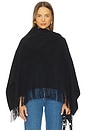 view 1 of 4 Turtma Poncho in Black