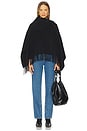 view 4 of 4 Turtma Poncho in Black