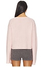 view 4 of 6 Cierrou Rib Cardigan in Chalk Pink