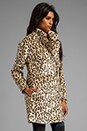 view 4 of 7 Lepards Faux Fur Dream Elaisa Coat in Dark Sand
