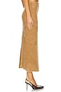 view 3 of 6 Estille Skirt in Tobacco Brown