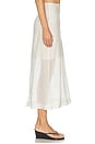 view 4 of 7 Esta Soft Organza Skirt in Soft White