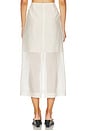 view 5 of 7 Esta Soft Organza Skirt in Soft White
