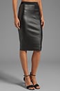 view 2 of 6 Funky Nappy Dolinas Leather Skirt in Black