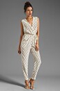 view 2 of 6 Sailor Chic Etalia Silk Print Jumpsuit in Atlantic