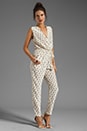 view 3 of 6 Sailor Chic Etalia Silk Print Jumpsuit in Atlantic