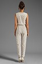 view 4 of 6 Sailor Chic Etalia Silk Print Jumpsuit in Atlantic