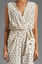 view 5 of 6 Sailor Chic Etalia Silk Print Jumpsuit in Atlantic