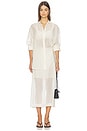 view 4 of 4 Derris Soft Organza Shirt in Soft White