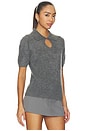 view 2 of 4 Talallia Top in Grey Melange