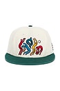 view 1 of 3 La Chambre Nuit 6 Panel Hat in Off White
