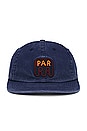 view 1 of 2 Fast Food Logo 6 Panel Hat in Navy Blue