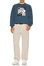 view 4 of 4 Ball Sports Crew Neck Sweatshirt in Dark Blue