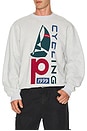 view 3 of 4 Sail Bike Crewneck Sweatshirt in Heather Grey