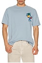 view 3 of 4 Vase Delivery T-Shirt in Light Blue