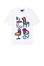 view 1 of 4 Unreasonable Chairs T-Shirt in White
