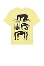 view 1 of 4 Yoga Discounts T-Shirt in Yellow