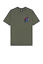 view 2 of 3 Insecure Days T-shirt in Greyish Green