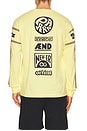 view 3 of 5 Never Sinister Long Sleeve T-Shirt in Yellow