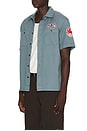 view 2 of 6 Gas Station Short Sleeve Shirt in Blue