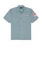 view 5 of 6 Gas Station Short Sleeve Shirt in Blue