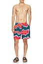 view 3 of 5 Gem Stones Swim Shorts in Pink