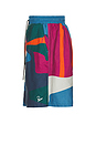 view 3 of 6 The Festival Fence Swim Shorts in Blue