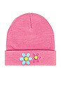 view 3 of 3 Hazy Daisy Beanie in Pink