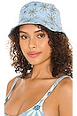 view 1 of 3 x SMILEY Modern Smiley Daisy Bucket Hat in Blue