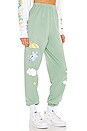view 2 of 5 In The Cloud Bears Sweats in Pastel Green