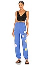 view 4 of 4 PANTALON SWEAT SMILEY GOOD FOR YOU in Blue