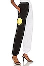 view 2 of 5 x SMILEY Smile For Me Sweatpant in Black