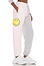 view 2 of 5 x SMILEY Smile For Me Sweatpant in Pink