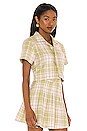view 2 of 5 My Way Shirt in Green Plaid