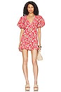 view 1 of 3 Spring Mini Dress in Red Flora