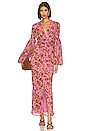 view 1 of 5 Maxi Dress in Pink Wallpaper
