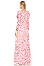 view 3 of 3 Georgette Ruffle Dress in Pink Blossom
