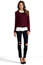 view 2 of 8 Savi Boucle Jacket in Cherry