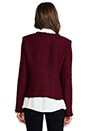 view 5 of 8 Savi Boucle Jacket in Cherry