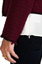 view 7 of 8 Savi Boucle Jacket in Cherry