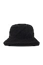 view 2 of 4 Fleece Bucket Hat in Black