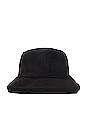 view 4 of 4 Fleece Bucket Hat in Black