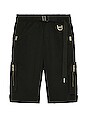 view 1 of 5 Side Pockets Track Shorts in Black