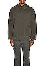 view 3 of 4 Agitator Distressed Hoodie in Slate Gray
