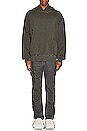 view 4 of 4 Agitator Distressed Hoodie in Slate Gray