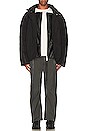 view 7 of 7 Double Placket Down Jacket in Matrix Black