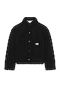 view 2 of 5 BLOUSON in Fuzzy Black