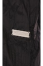 view 3 of 5 Wrinkled Nylon Arch Paneled Track Jacket in Black & Gray